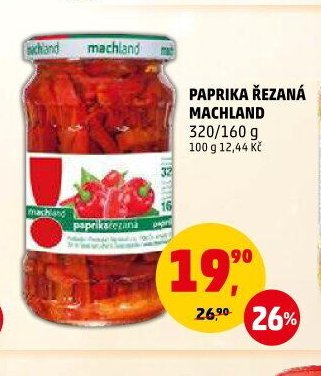 PAPRIKA ŘEZANÁ MACHLAND