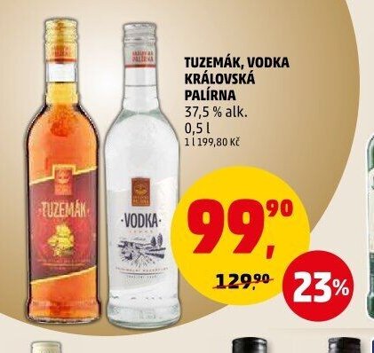 Tuzemák, Vodka Královská palírna