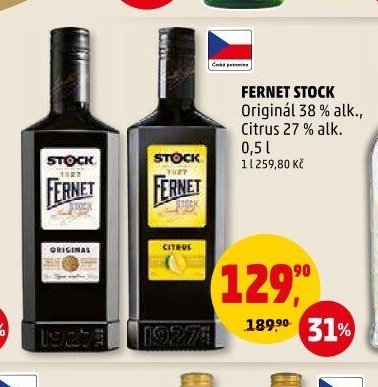 Fernet Stock Originál, Citrus