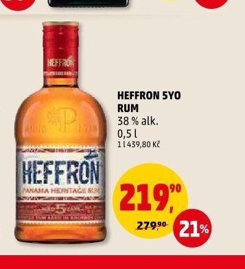 Heffron 5YO Rum