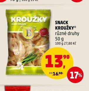 SNACK KROUŽKY
