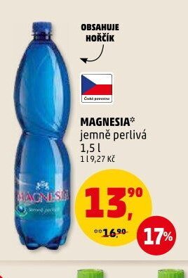 Magnesia jemně perlivá