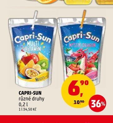Capri-Sun různé druhy
