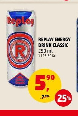 Replay energy drink classic