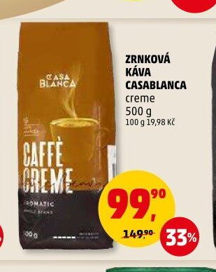 ZRNKOVÁ KÁVA CASABLANCA creme