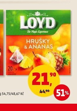 ČAJ LOYD Hrušky & Ananás