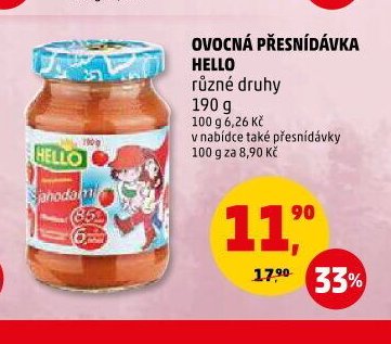 OVOCNÁ PŘESNÍDÁVKA HELLO