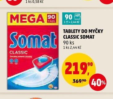 TABLETY DO MYČKY CLASSIC SOMAT