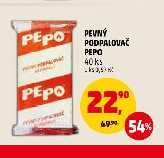 PEVNÝ PODPALOVAČ PEPO