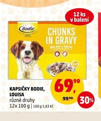 Kapsičky Bodie, Louisa