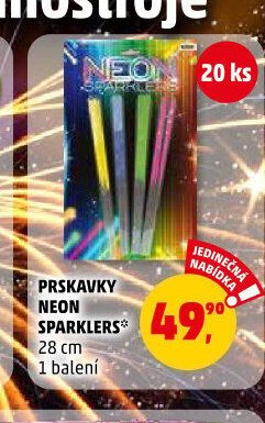 PRSKAVKY NEON SPARKLERS 28 cm