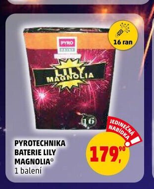 PYROTECHNIKA BATERIE LILY MAGNOLIA