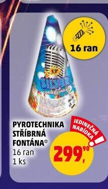 PYROTECHNIKA STŘÍBRNÁ FONTÁNA
