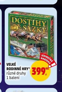 VELKÉ RODINNÉ HRY