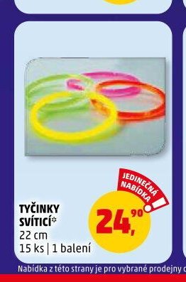 TYČINKY SVÍTÍCÍ