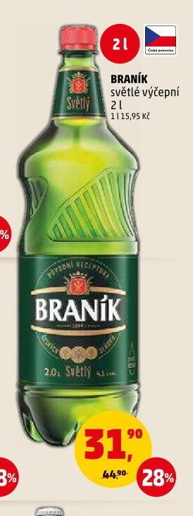 Braník světlé výčepní 2l