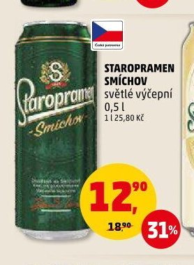 Staropramen Smíchov světlé výčepní