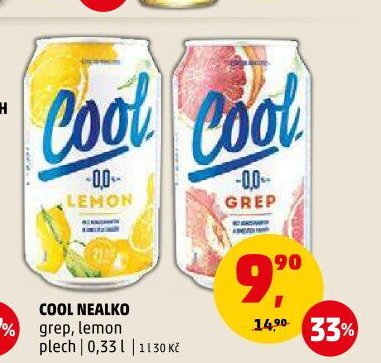 Cool nealko grep, lemon plech