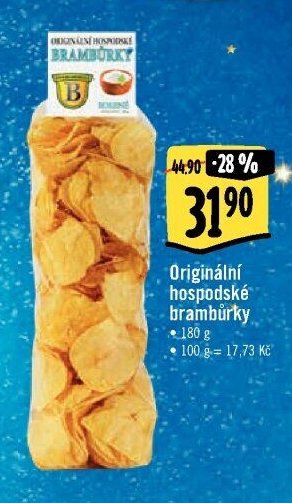Originální hospodské brambůrky