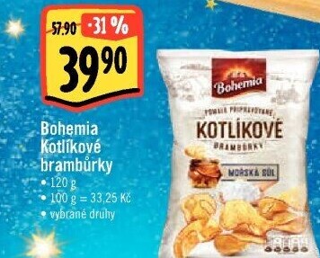 Brambůrky kotlíkové Bohemia Chips