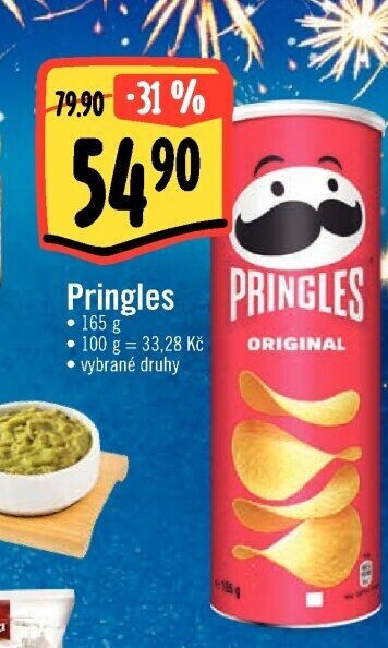 Chipsy Pringles - tubus