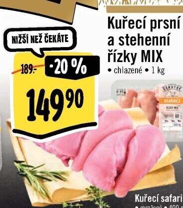 Kuřecí řízky mix Albert