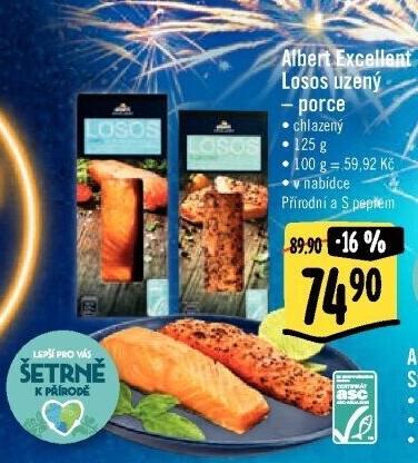 Losos uzený filet Albert Excellent