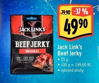 Maso sušené Beef Jerky Jack Link'