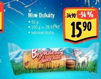 Oplatky brynzové dukáty