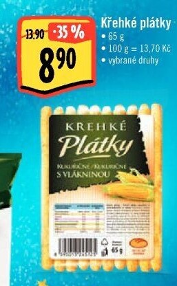 Plátky křehké Michelské pekárny