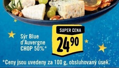 Sýr Blue d´Auvergne CHOP 50%