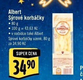 Sýr Korbáčky Albert