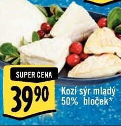 Sýr kozí mladý 50%