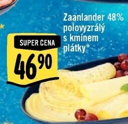 Sýr Zaanlander s kmínem 48 %