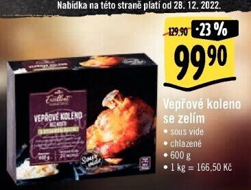 Vepřové koleno se zelím Sous vide Albert Excellent