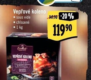 Vepřové koleno Sous vide Albert Excellent