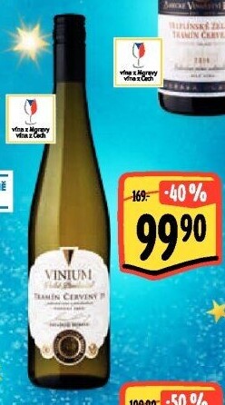 Vína Vinium Exclusive Morava Velké Pavlovice - pozdní sběr