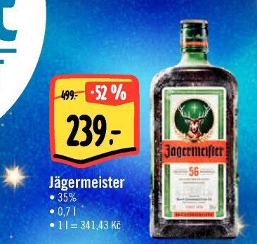 Bylinný likér Jägermeister