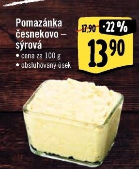 Česneková pomazánka se sýrem