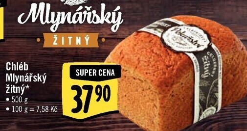 Chléb Mlynářský žitný Albert