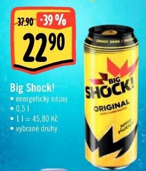 Energetický nápoj Big Shock