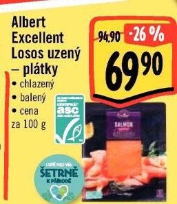 Losos uzený Albert Excellent