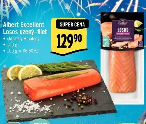 Losos uzený filet Albert Excellent