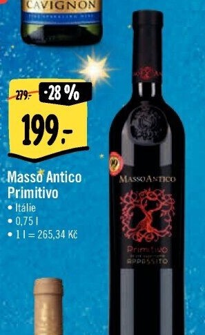 Víno Primitivo Masso Antico