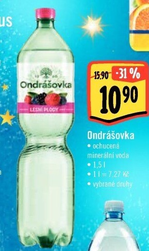 Voda ochucená Ondrášovka