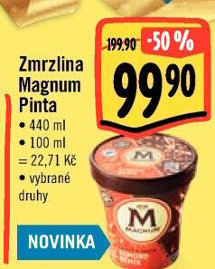 Zmrzlina v kelímku Magnum Algida