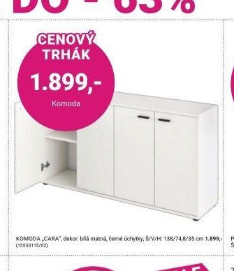 Komoda CARA - Möbelix akcniletaky.com