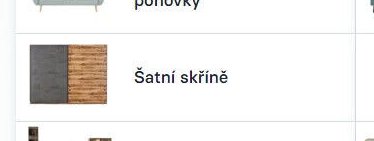 Šatní skříně