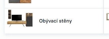 Obývací stěny