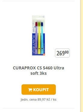 CURAPROX CS 5460 Ultra soft 3ks